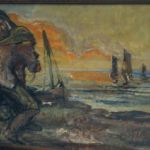 142 1024 Oljemålning 